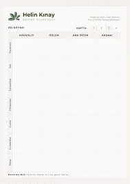 Diyet Programı Tasarımı